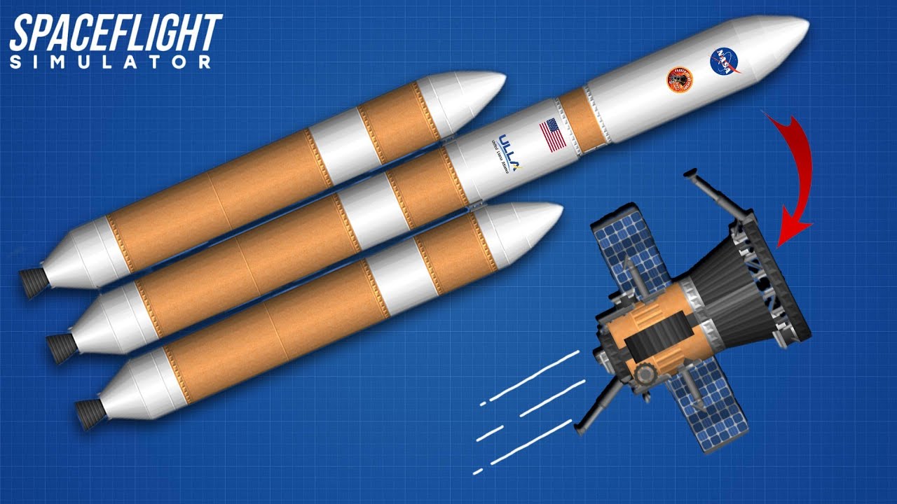 Build Delta heavy & Parker solar probe - spaceflight simulator