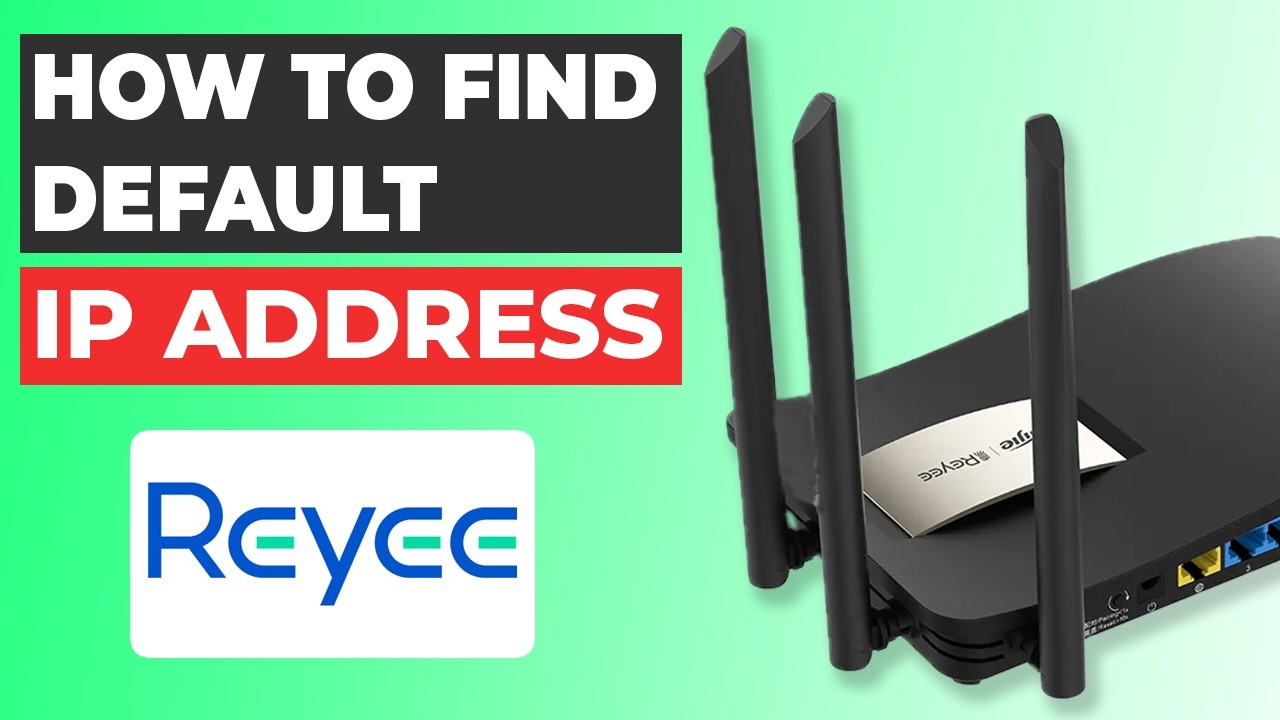 How to find your Reyee Router's IP address