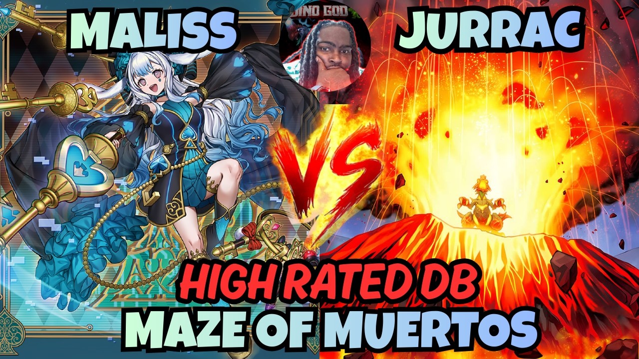 MALISS VS JURRAC DINOSAUR | MAZE OF MUERTOS HIGH RATED DB YUGIOH!