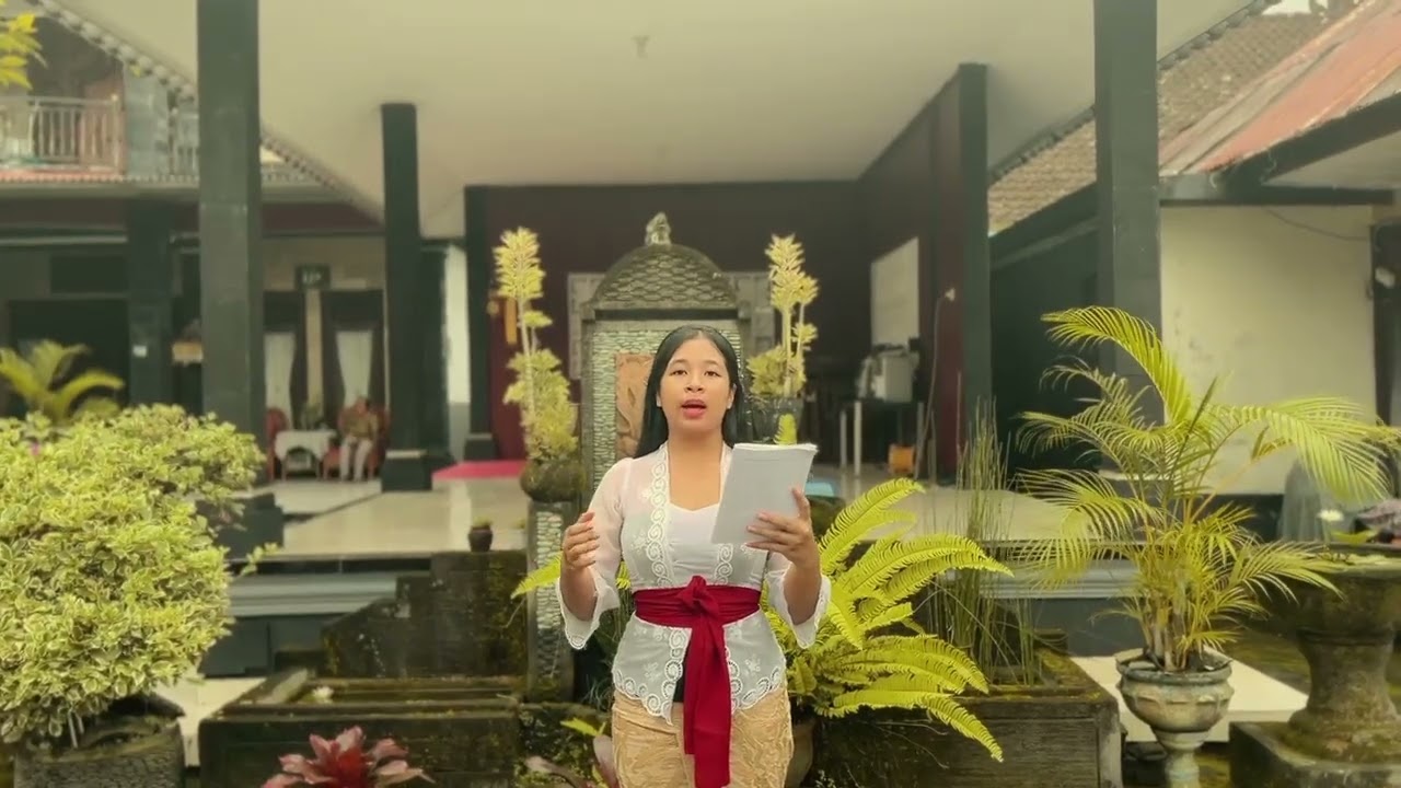 Ngewacen puisi bali anyar mamurda Nyinarin bumi 