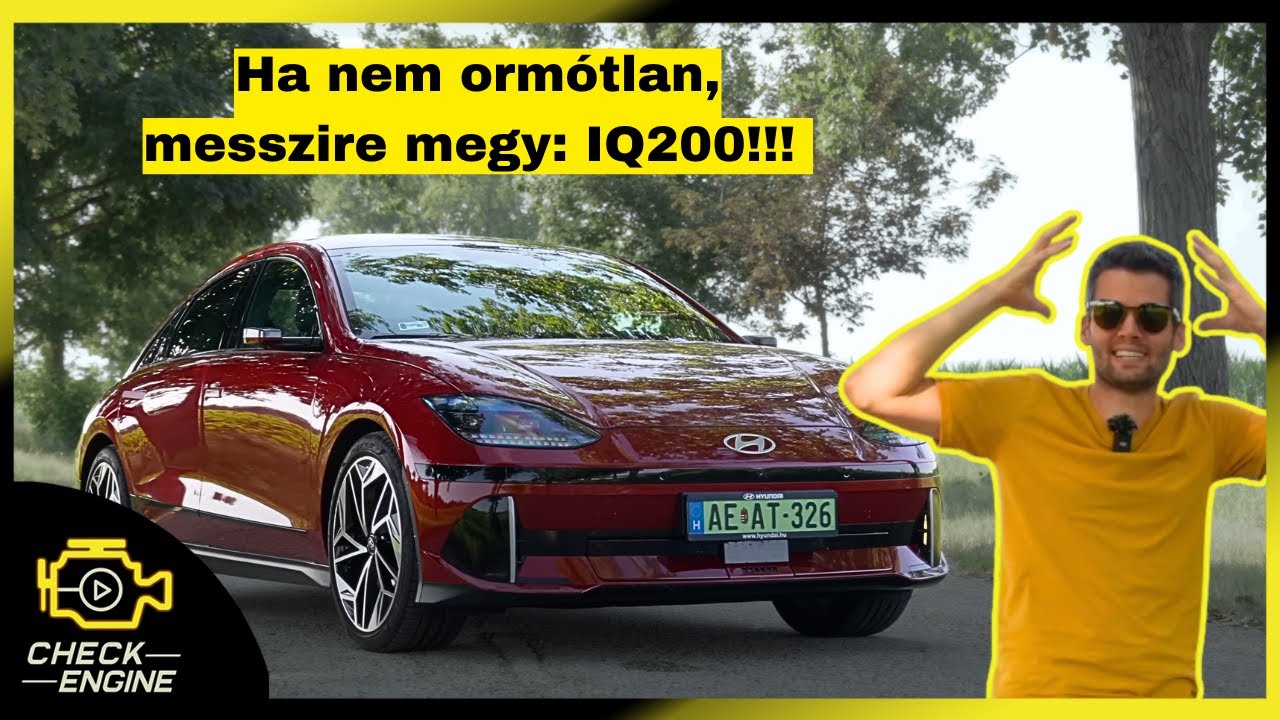 LEMER&Uuml;LT alattunk egy villanyaut&oacute; - Hyundai Ioniq 6 - Check Engine Sztori