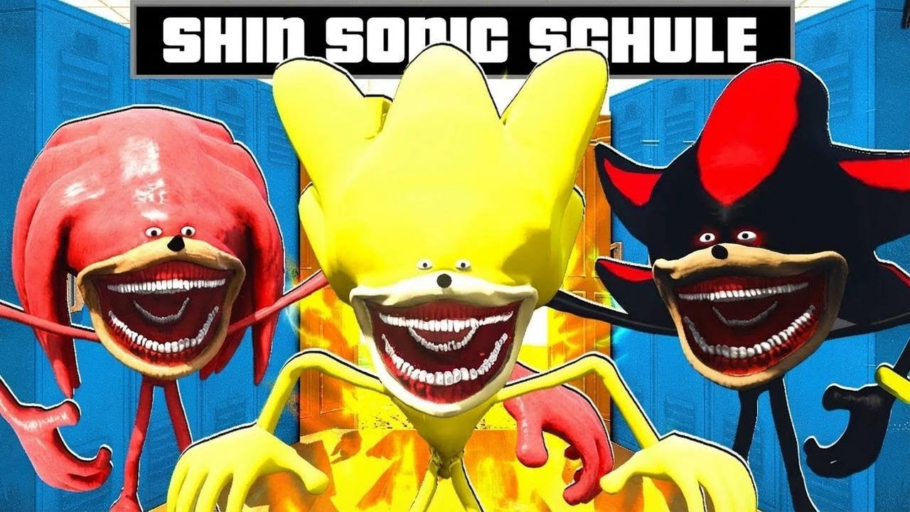 Ich schleiche mich in die Sonic-Schule in GTA 5! (Sonic Tapes Mod)
