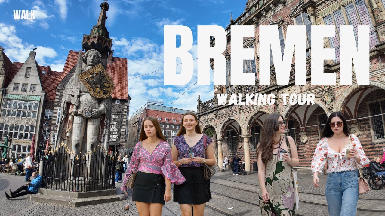 BREMEN, Germany 🇩🇪, one of the most Beautiful Walking Tour in 4K |60fps|