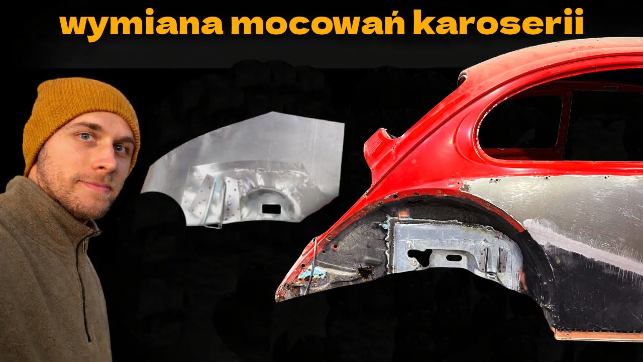 VW Garbus - wymiana części nadkola z mocowaniami karoserii