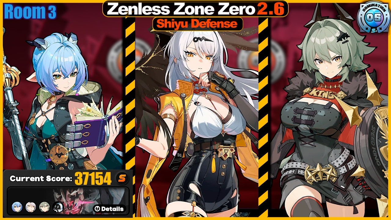 Shiyu Defense 05: Room 3 / M2W1 Yixuan M0 Lucia & M0 Caesar/ Zenless Zone Zero 2.6