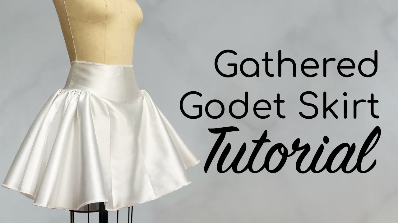 GATHERED GODET SKIRT PATTERN-MAKING TUTORIAL | LA MODÉLISTE