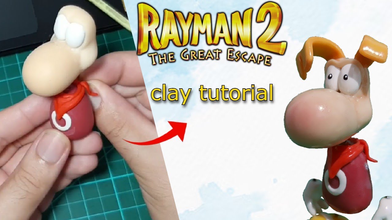 Rayman clay tutorial - air dry clay
