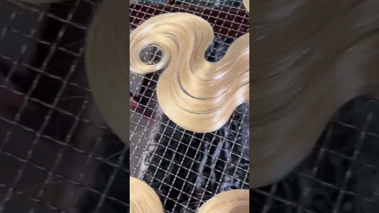 613 Blonde Wigs Factory Tour | Real Human Hair Production Process