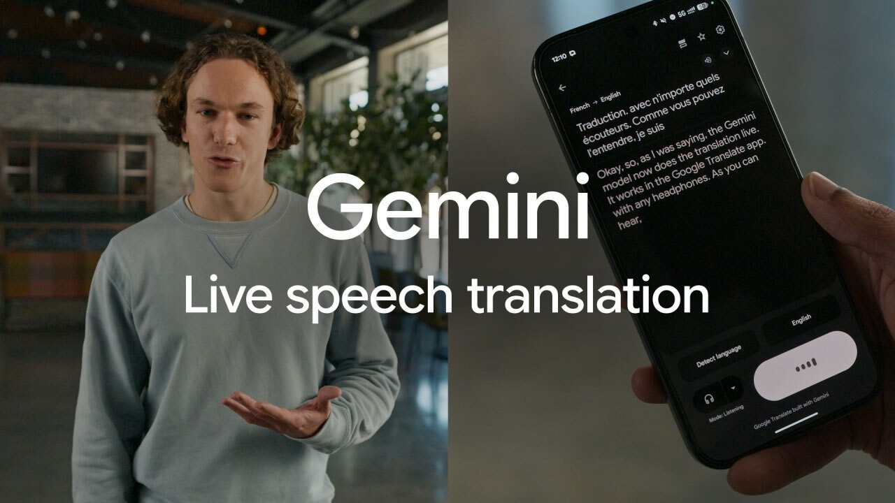 Introducing Gemini's speech-to-speech translation capabilities