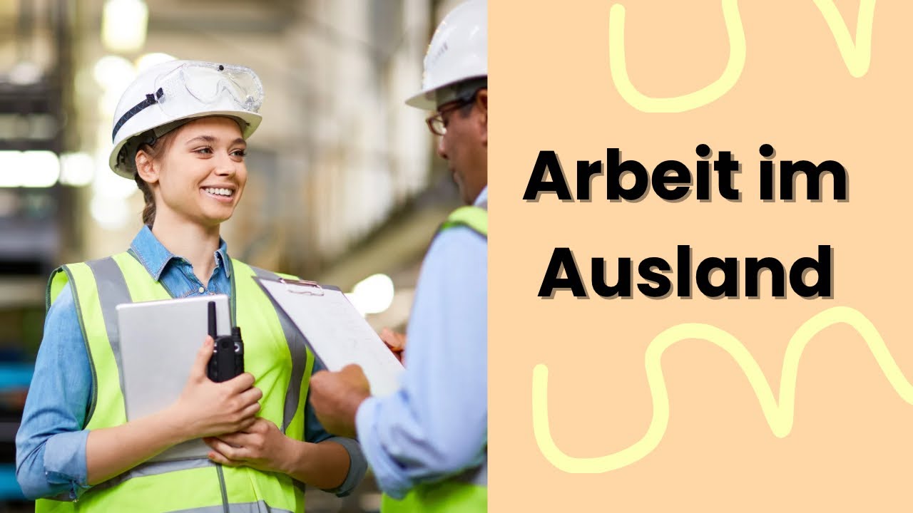 Arbeit im Ausland | Deutsch B2 Sprechen Teil 1 | Vortrag halten Prüfungsvorbereitung 🌍