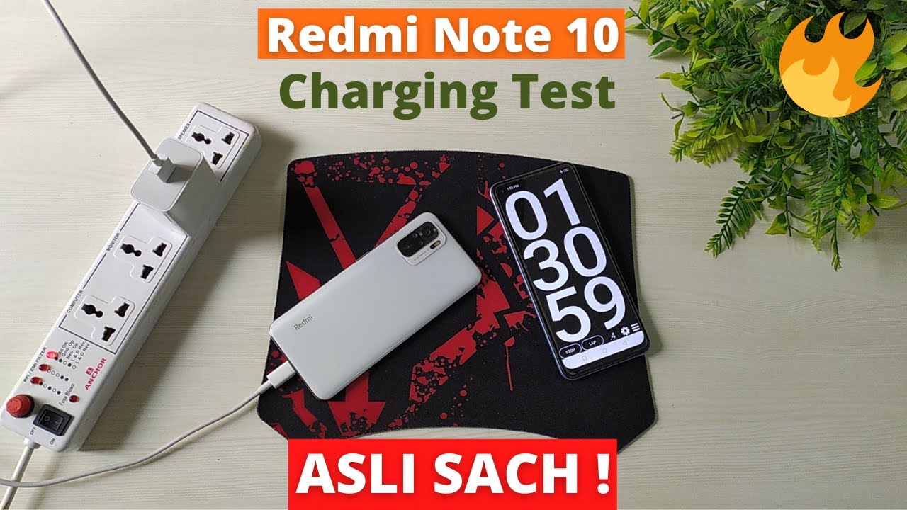 Redmi Note 10 | 0% ➔ 100% | Redmi Note 10 Battery Charging Test | In Hindi 🔥🔥🔥