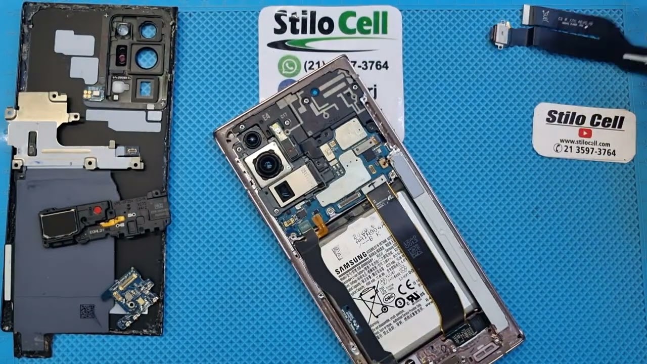 Samsung Note 20 Ultra 5G Como abrir, trocando bateria