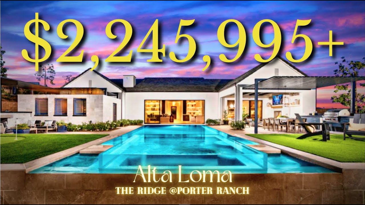The Best Single Story Home in Porter Ranch | The Alta Loma by Toll Brothers