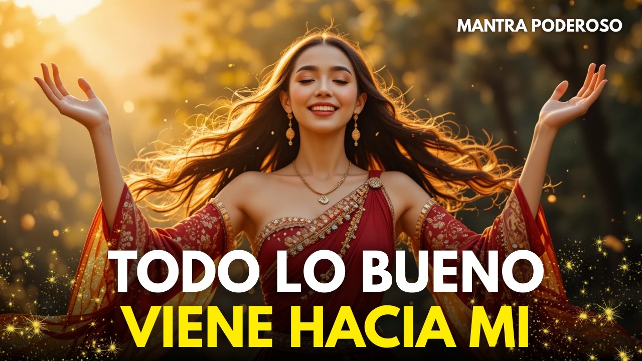✨ TODO LO BUENO LLEGA A MÍ ✨ El Mantra que Abre Caminos y Activa Prosperidad 💫