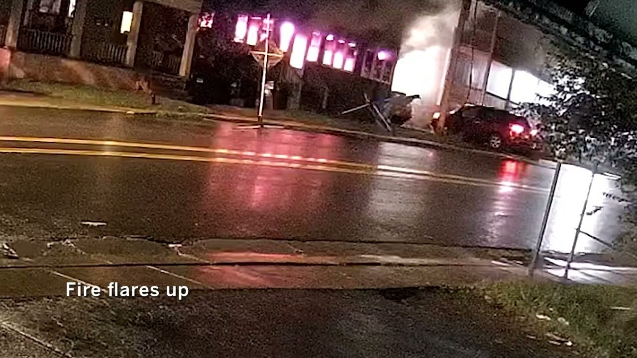 Video captures man leaving Syracuse house after setting fire that killed woman