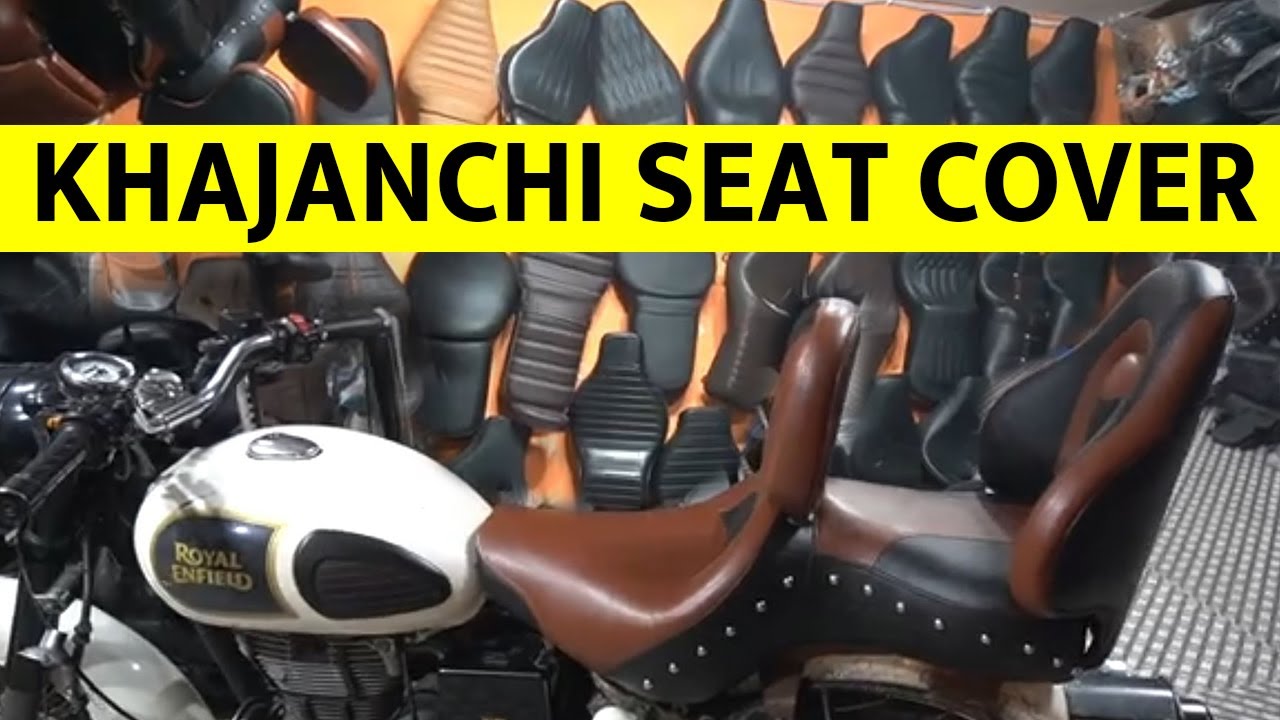 COMFORTABLE Royal Enfield Seats Classic 350 and Himalayan 450 || Khajanchi Seat Cover Karol Bagh ||