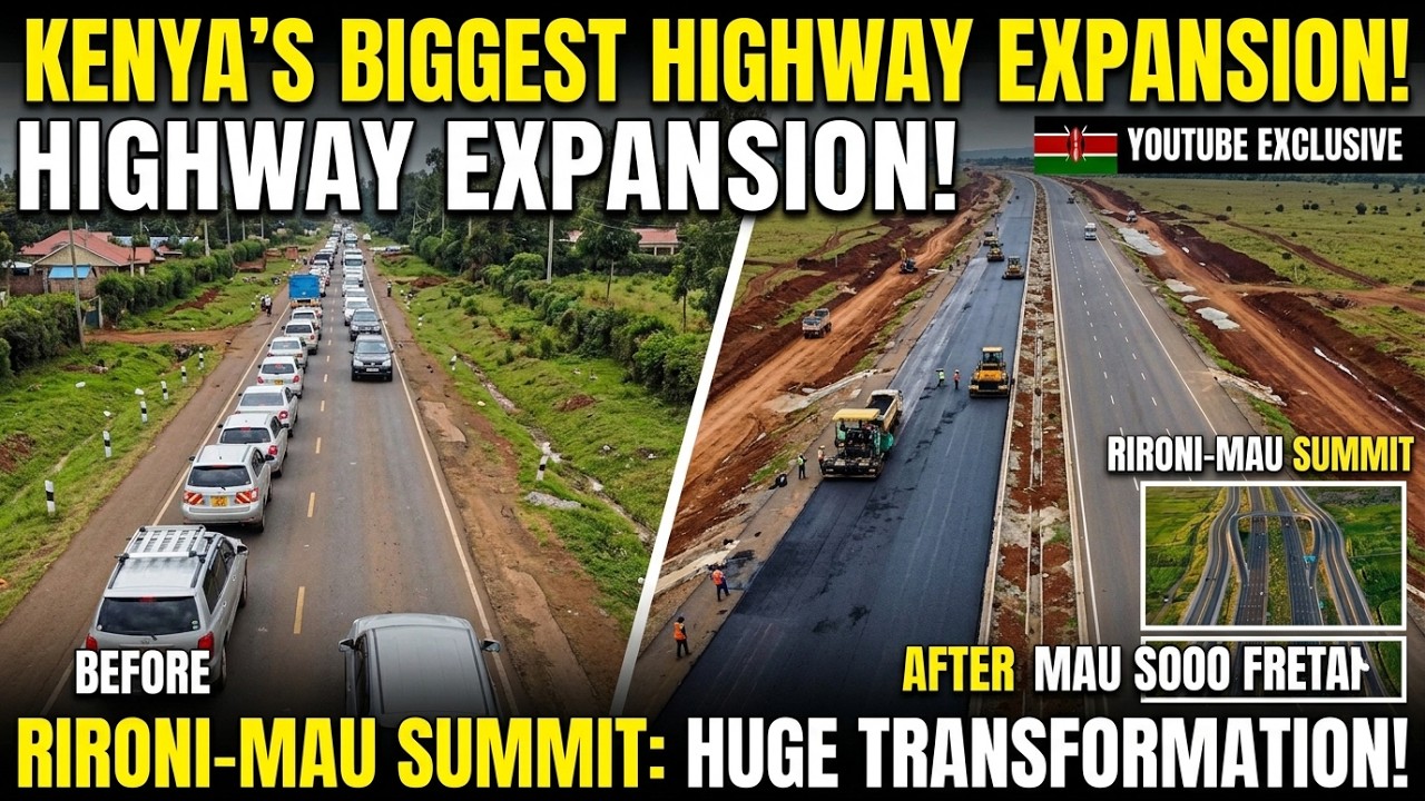 KENYAS BIGGEST HIGHWAY EXPANSION.The RIRONI-MAU SUMMIT ROAD Looks Good REAL TIME UPDATES