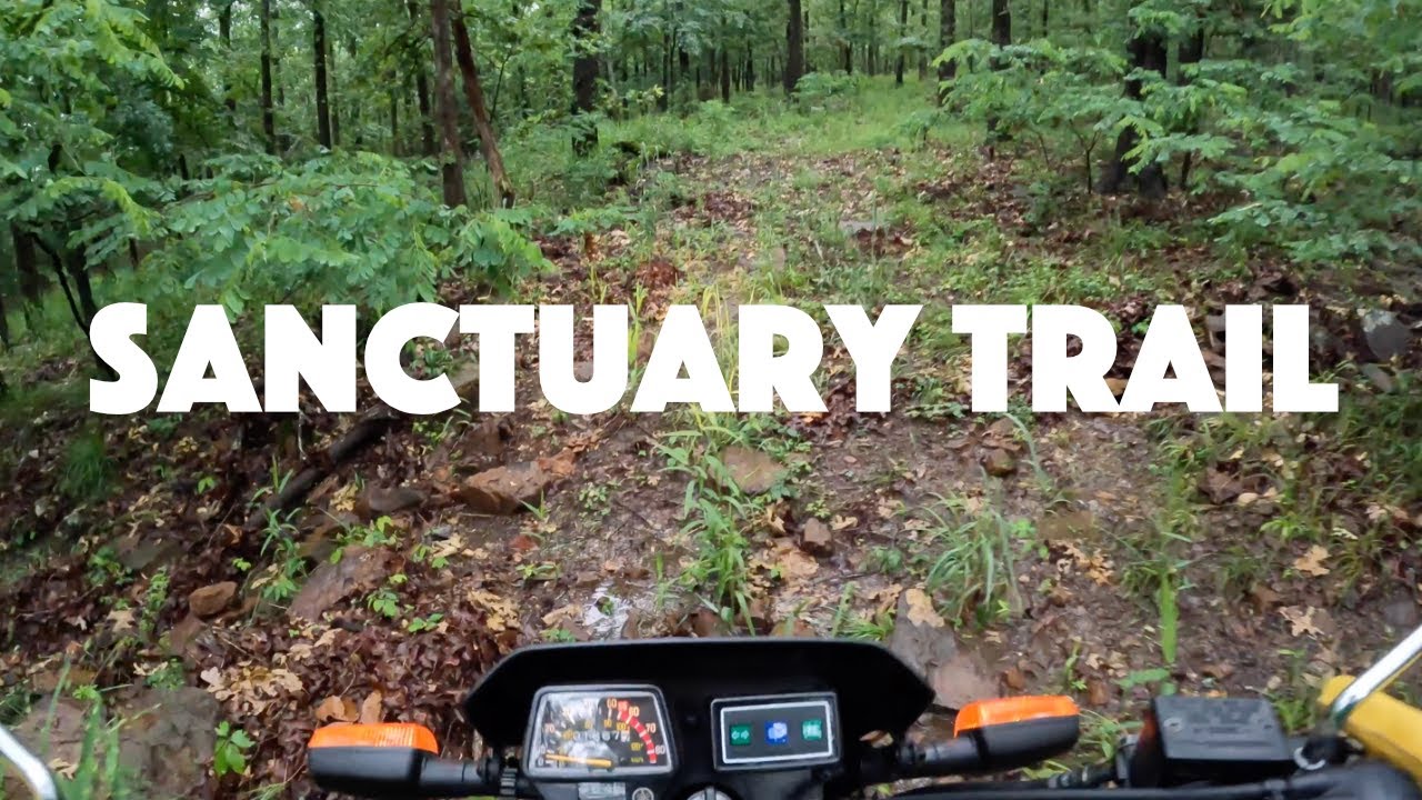 Sanctuary Trail - First Ride of the Season (on TW200)