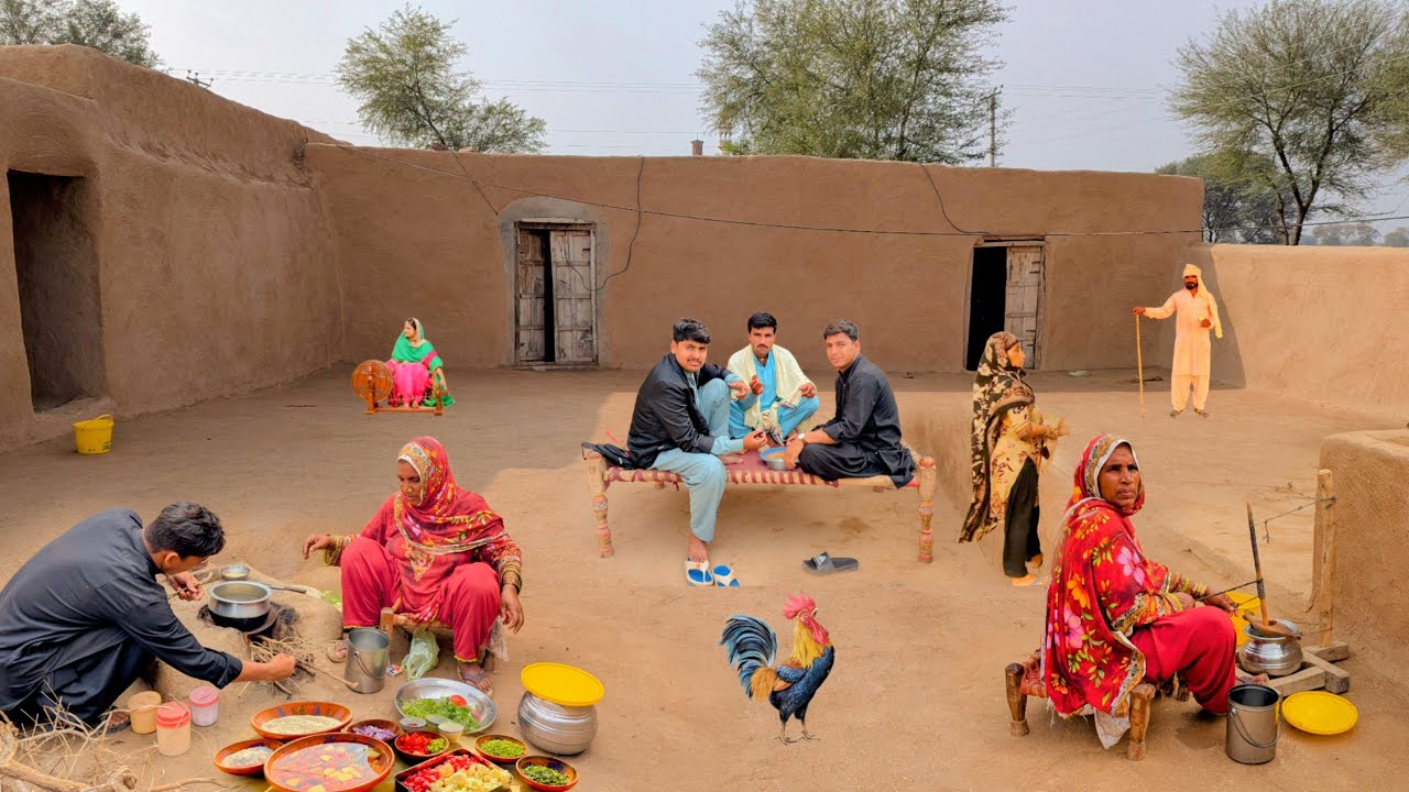 Unique And Unseen Woman Village Life Pakistan | Village Food | Ancient Old Culture Of Desert