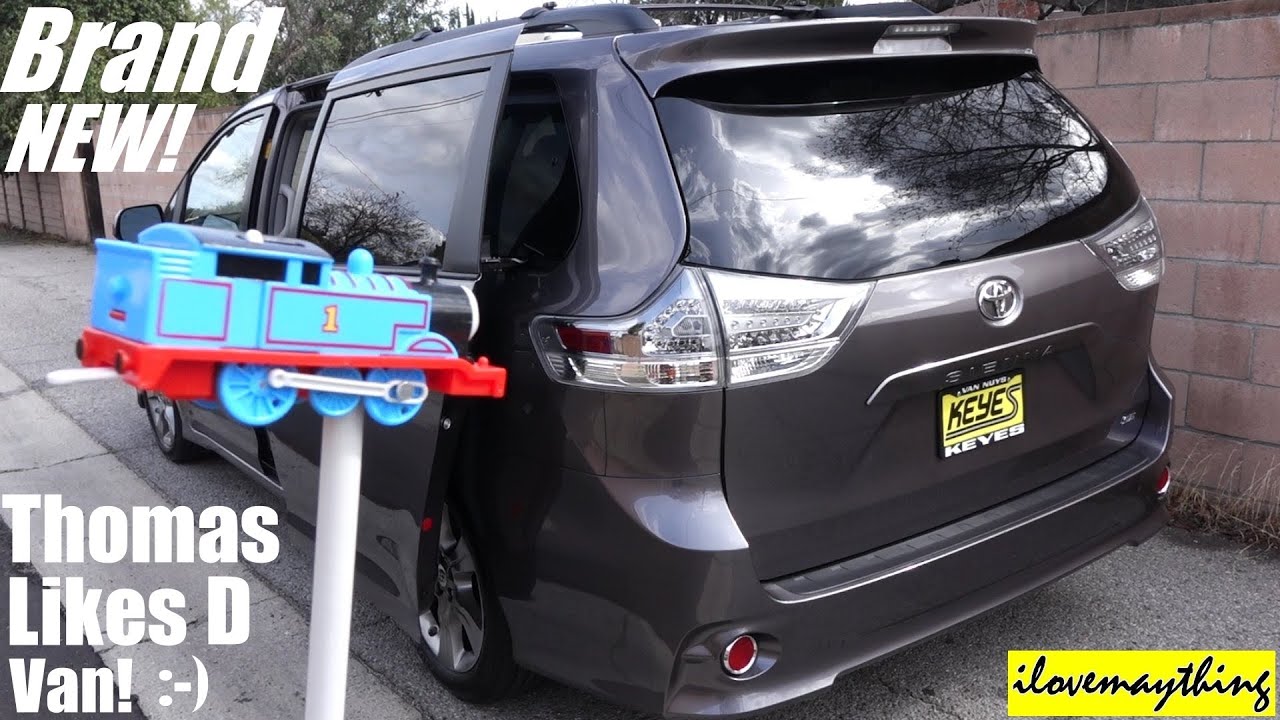 Thomas the Tank Engine likes the Toyota Sienna SE Van