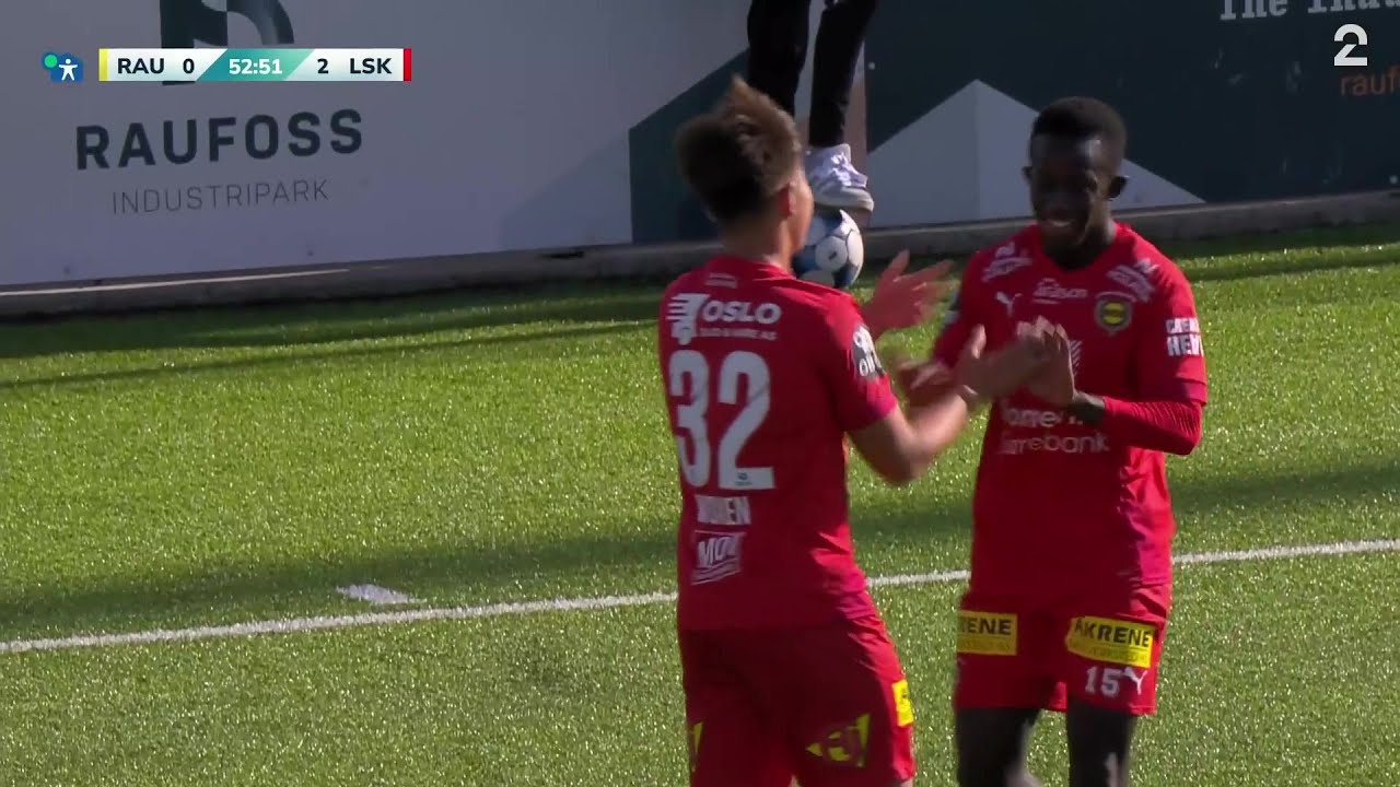 Raufoss 1 - 2 Lillestrøm - Høydepunkter