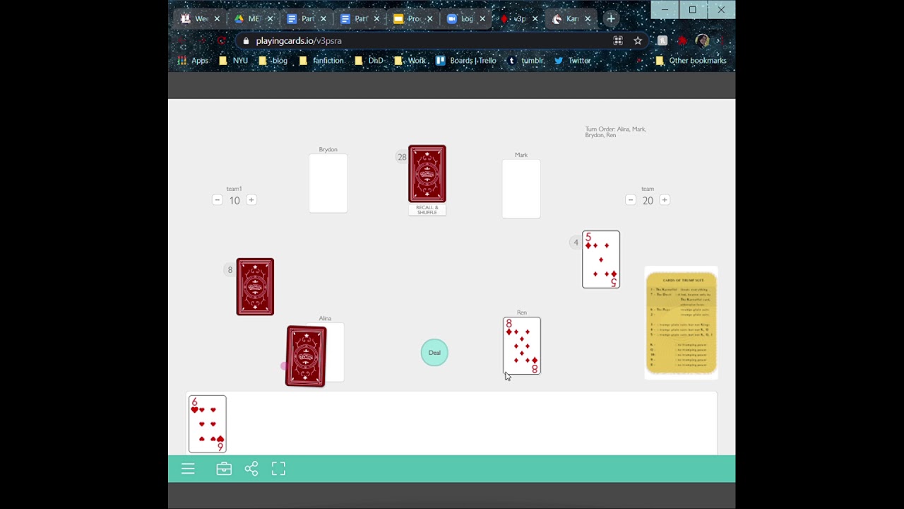 Karnoffell (with a French deck) A Quick How To