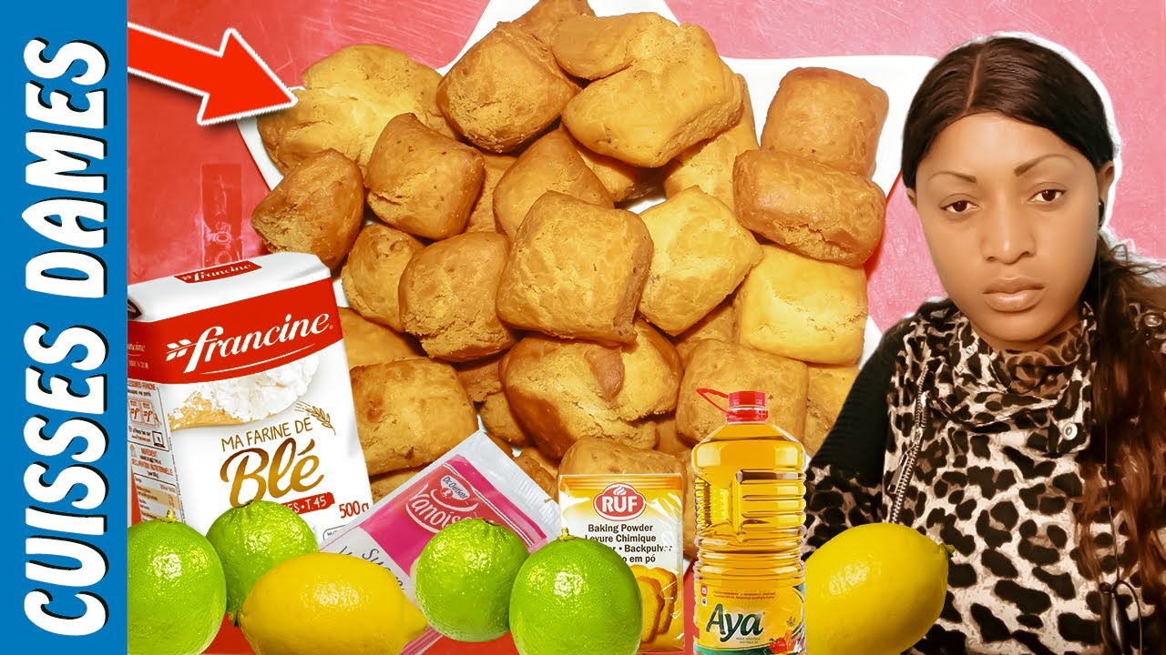 Comment faire les cuisses dames sucrée de farine.