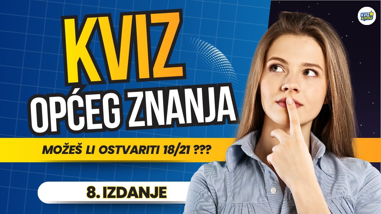 KVIZ općeg znanja | ABC kviz - Izdanje 8 – Provjeri svoje ZNANJE! #kviz #balkan #zabava
