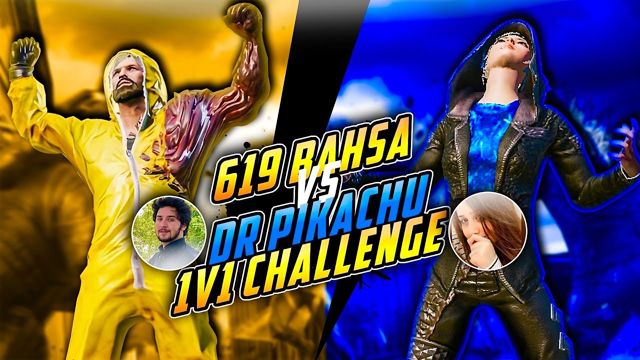 👿619 BASHA VS DR PIKACHUU 1v1 CHALLENGE MATCH full heavy wala scene 🥵