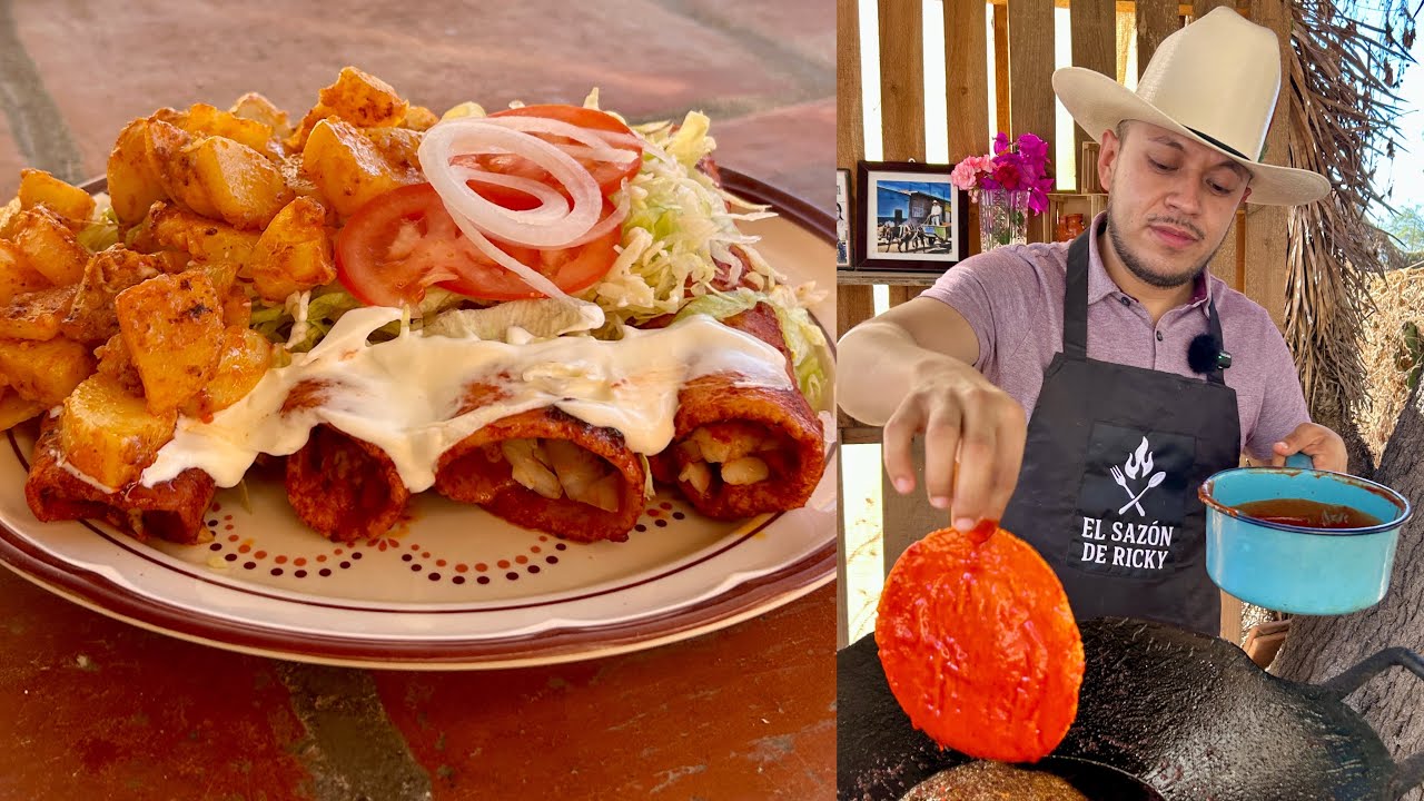 Enchiladas Rojas Caseras| La Receta Más Fácil y Deliciosa