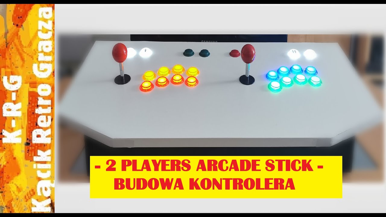 2 PLAYERS ARCADE STICK - BUDOWA KONTROLERA