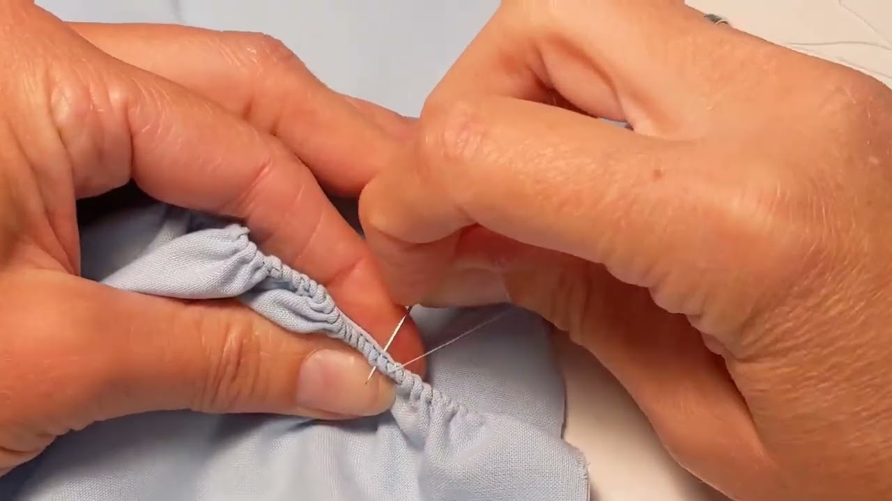 How to Whip Gather stitch