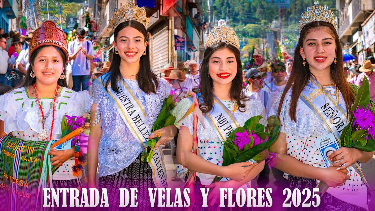 Entrada de Velas y Flores Jacaltenango 2025