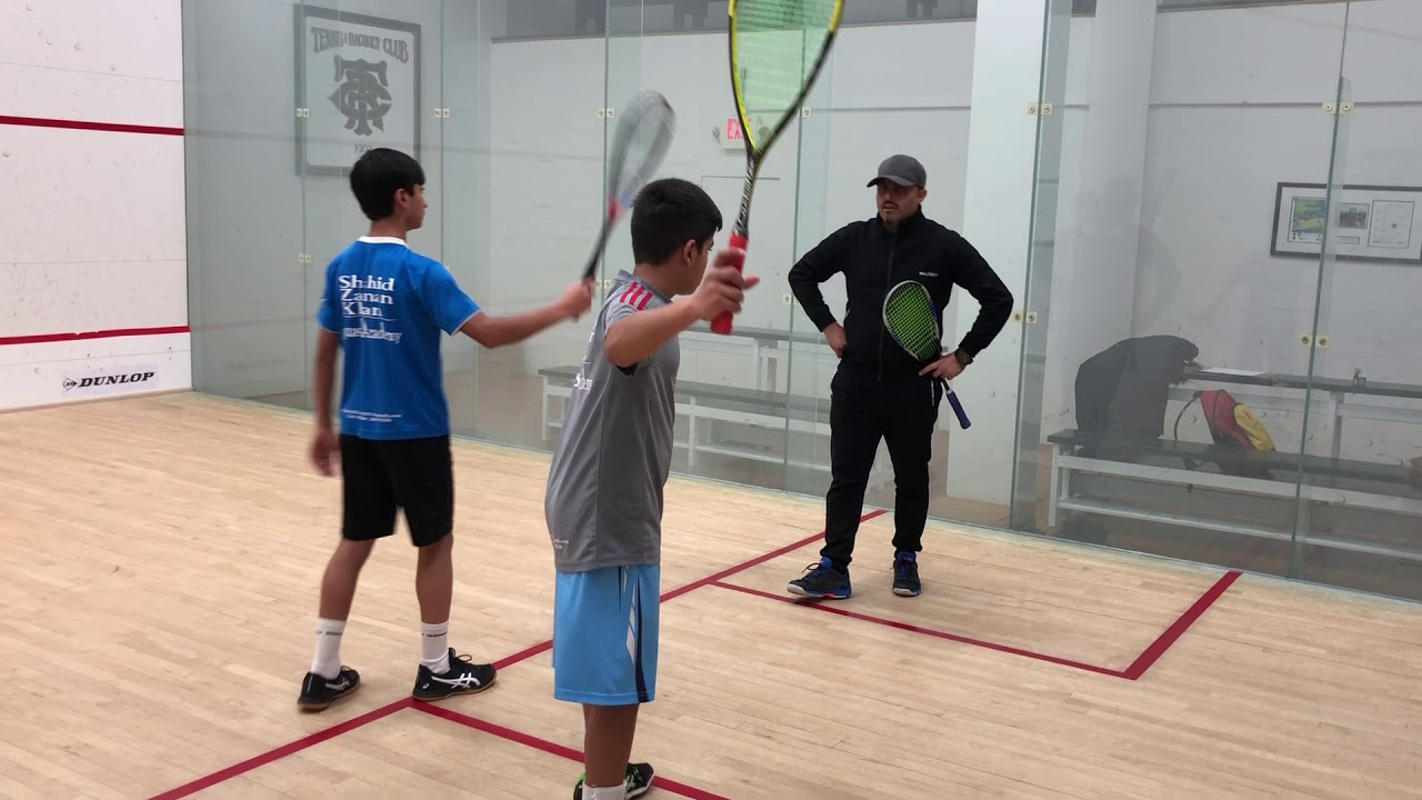 SQUASH coaching BY Malaysian team coach