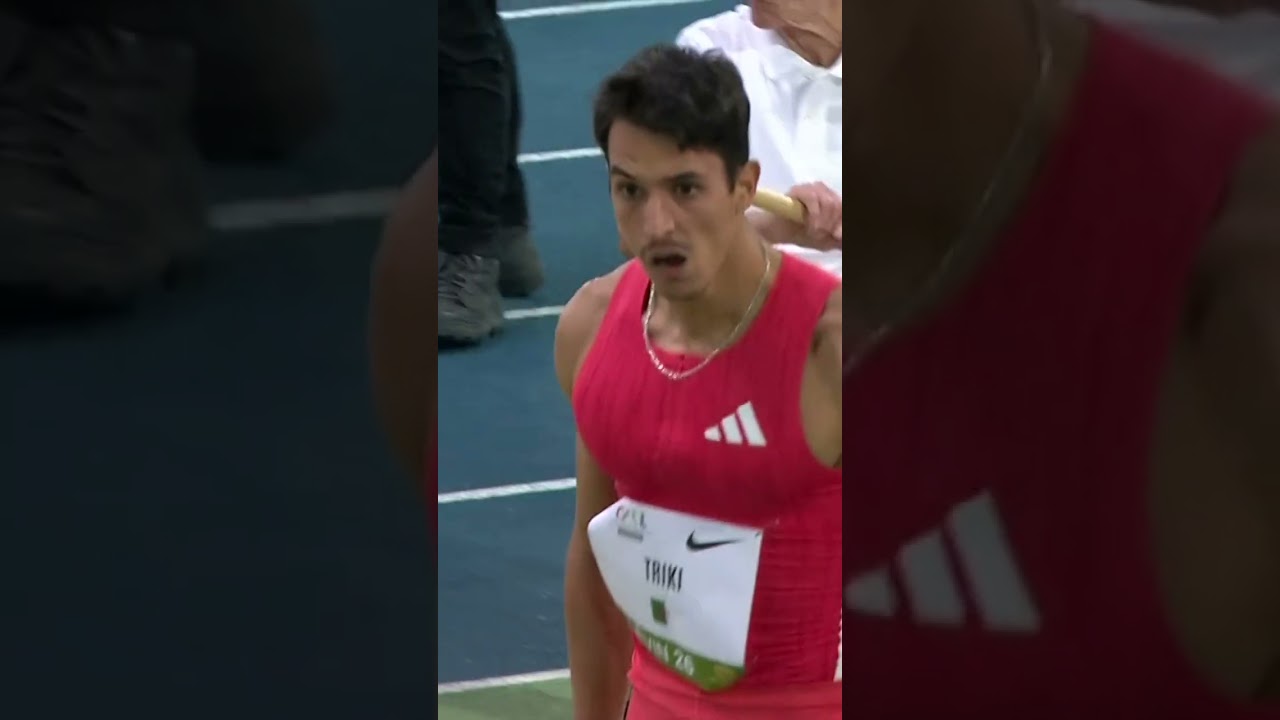 Triki with a huge 17.35m world lead in the triple jump #worldindoortour