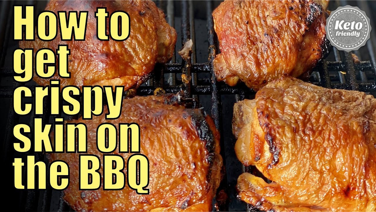 BBQ Chicken crispy skin!  How to smoke BBQ chicken on the Kamado Joe and get crispy skin | SDBBQ
