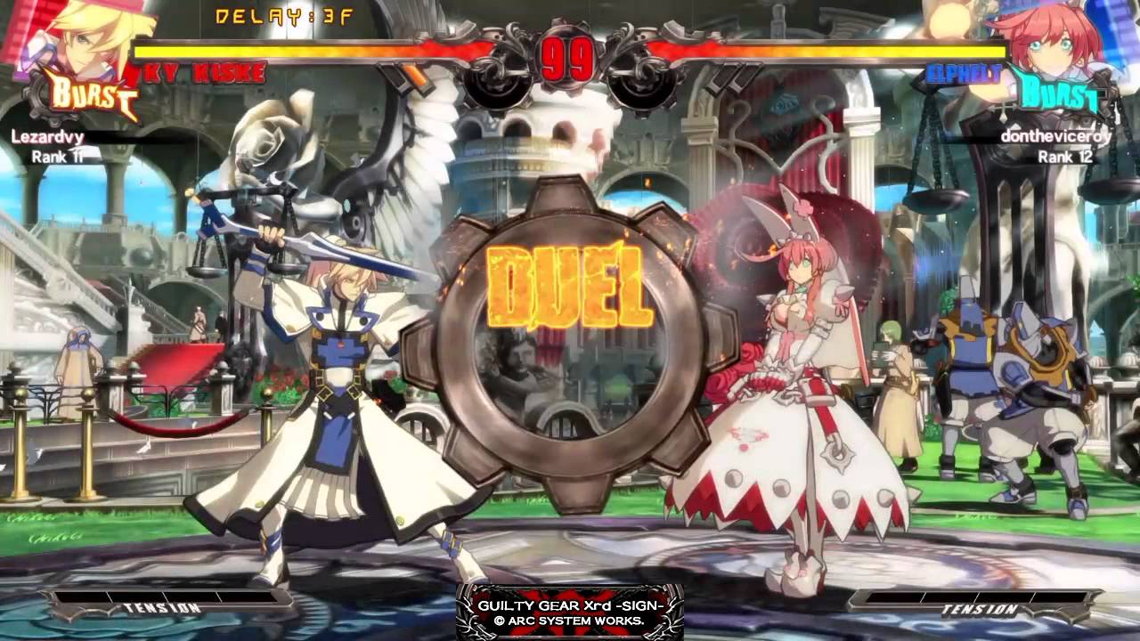 Guilty Gear Ky vs Elphelt