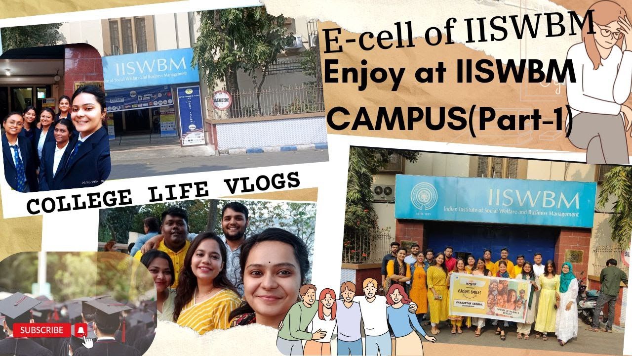 ENJOY AT IISWBM CAMPUS(PART -1)||E- CELL OF IISWBM PRESENTS UMEED-2K24||BEST PART OF MBA LIFE