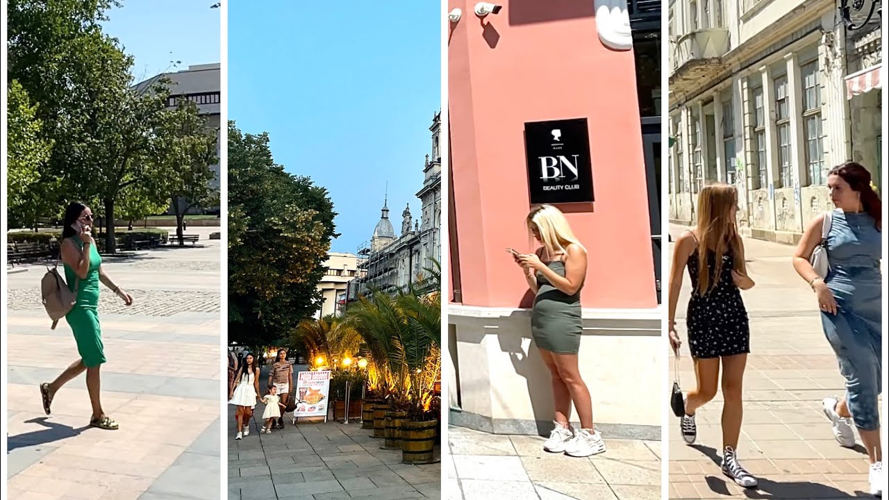 🇧🇬4K SEARCHING for a BULGARIAN WIFE in RUSE, BULGARIA | WALKING TOUR AUGUST 2024 🔥💃🏼☀️❤️