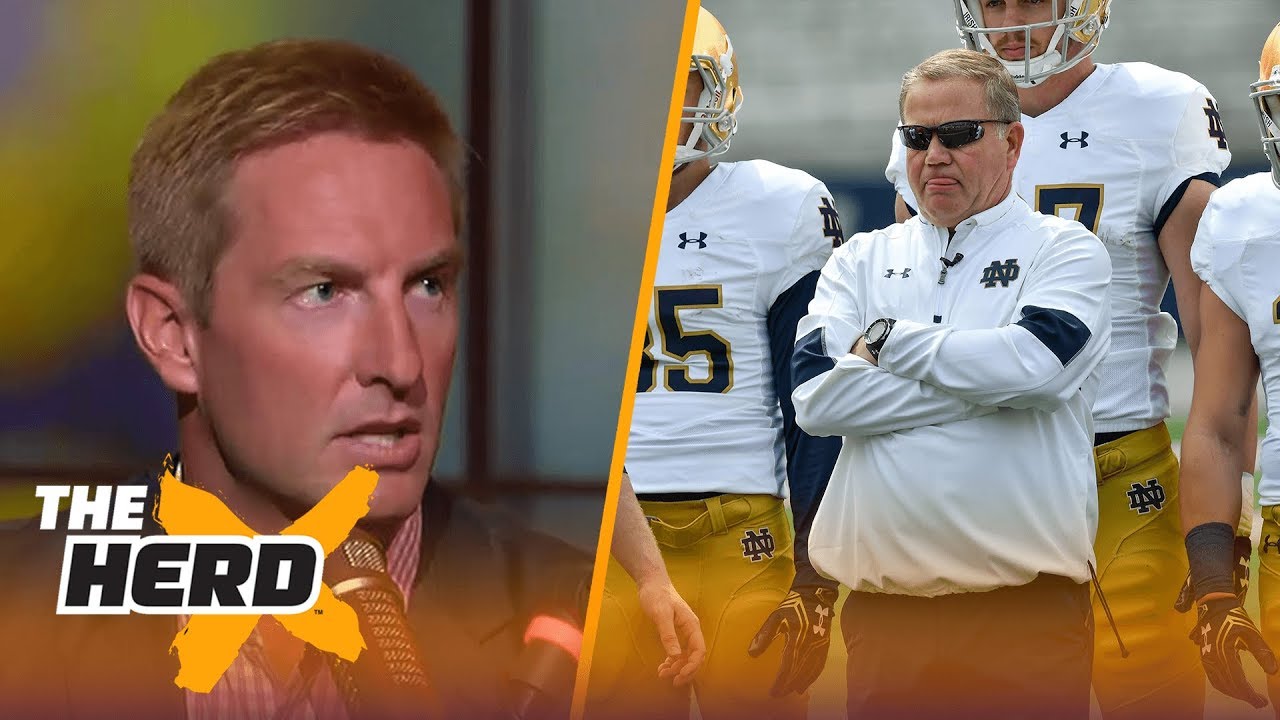 Joel Klatt talks Notre Dame coaching, Top 25 Poll and 2017's best college QBs | THE HERD