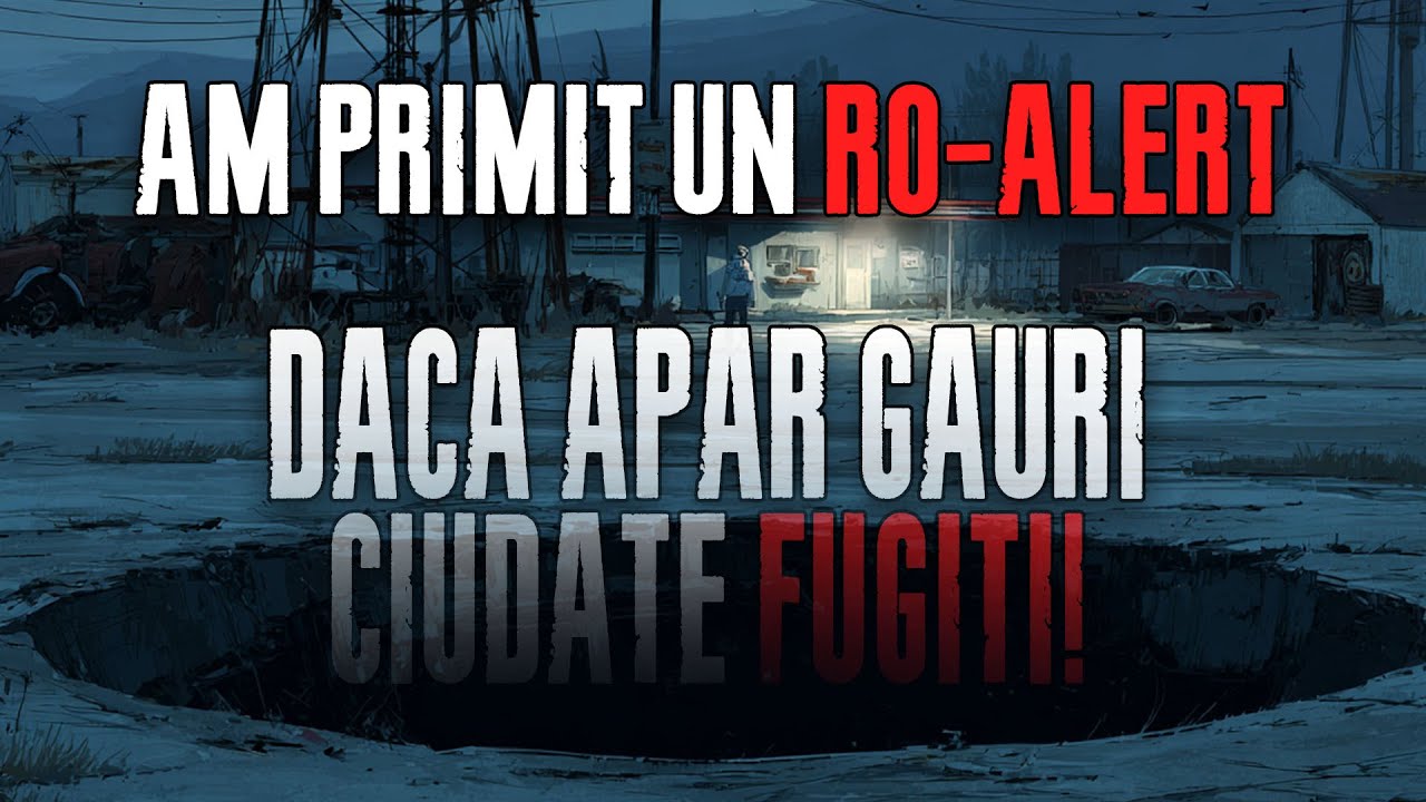 AM PRIMIT UN RO-ALERT: DACA APAR GAURI CIUDATE FUGITI!