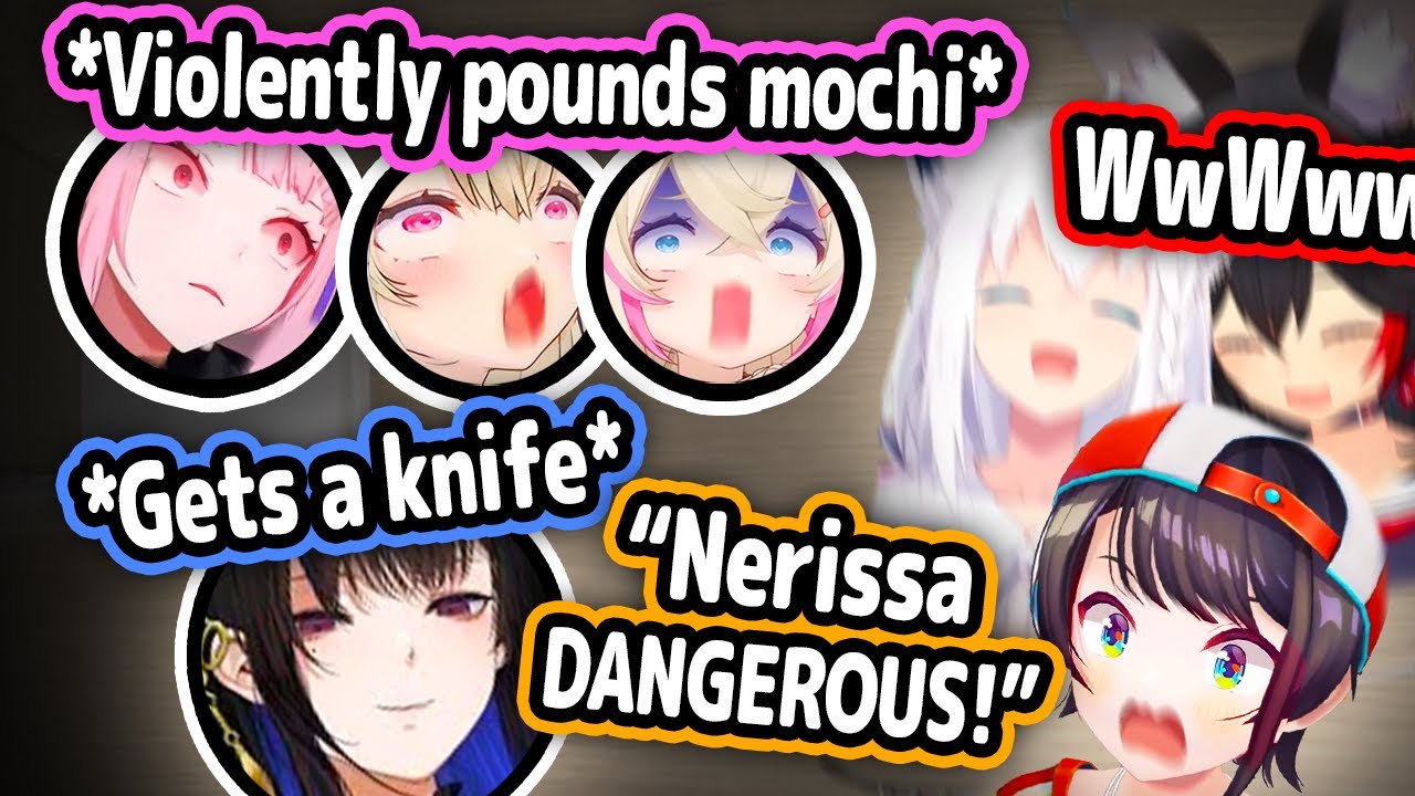Nerissa and HoloEN Members Suddenly Appear IRL On FubuMioSuba's Stream and Make Cute Chaos【Hololive】