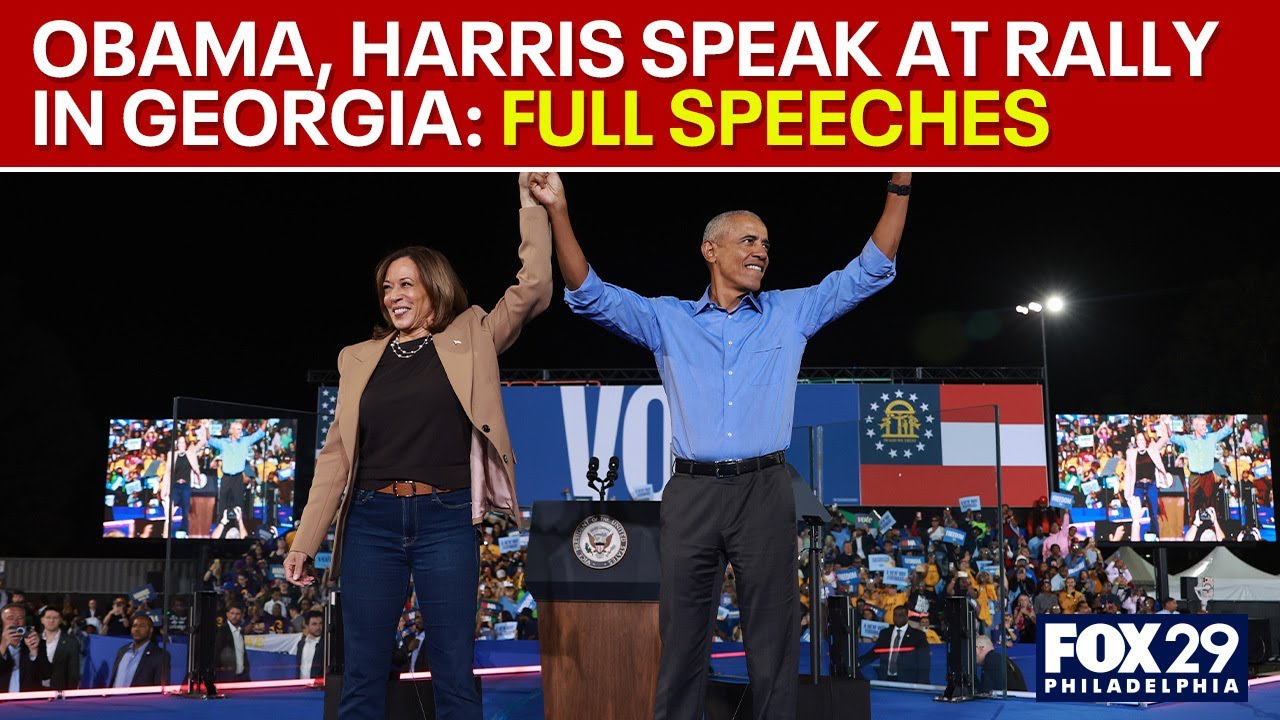 Obama, Harris speak at 'Get Out the Vote' rally in Georgia: Full speeches