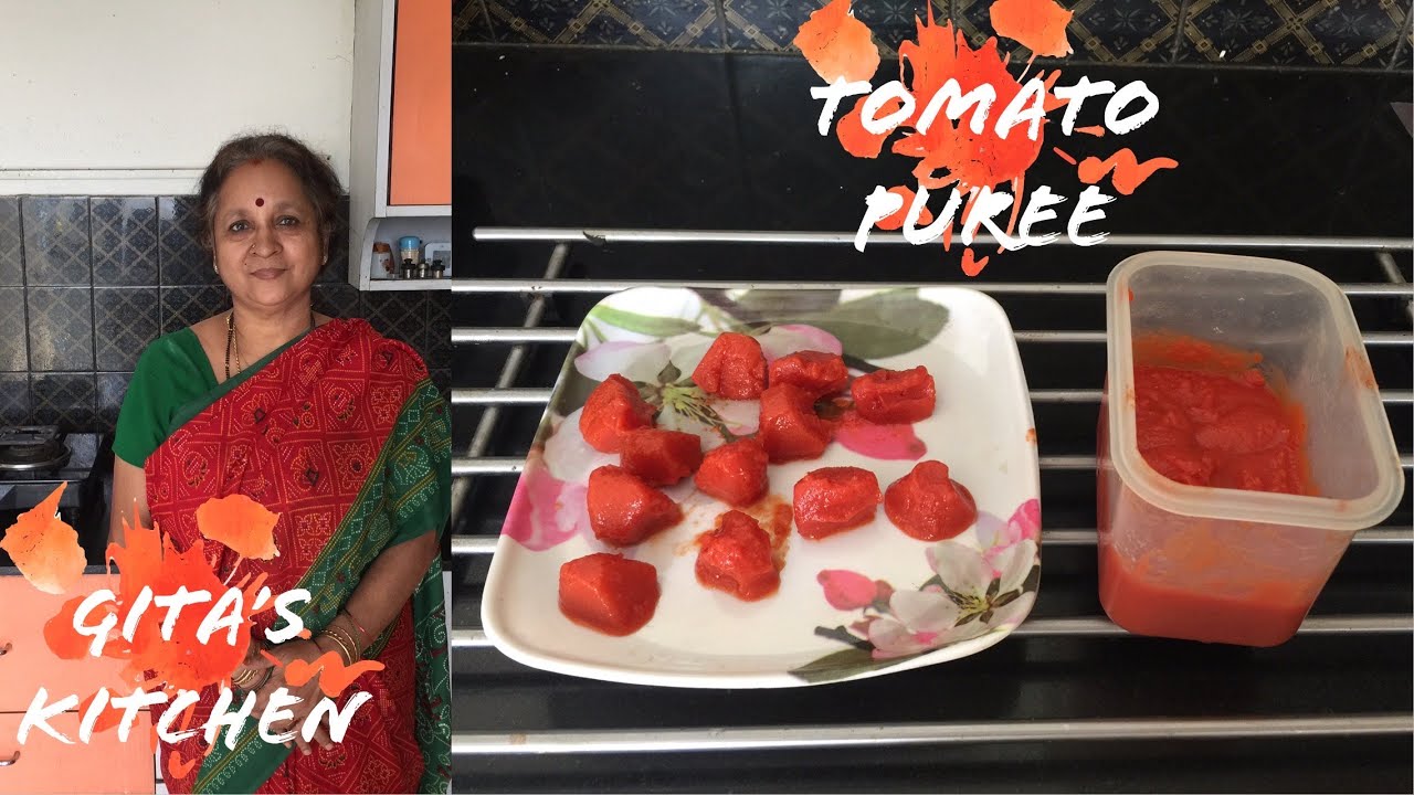 Tomato Puree!!   Easy!!  Homemade!!