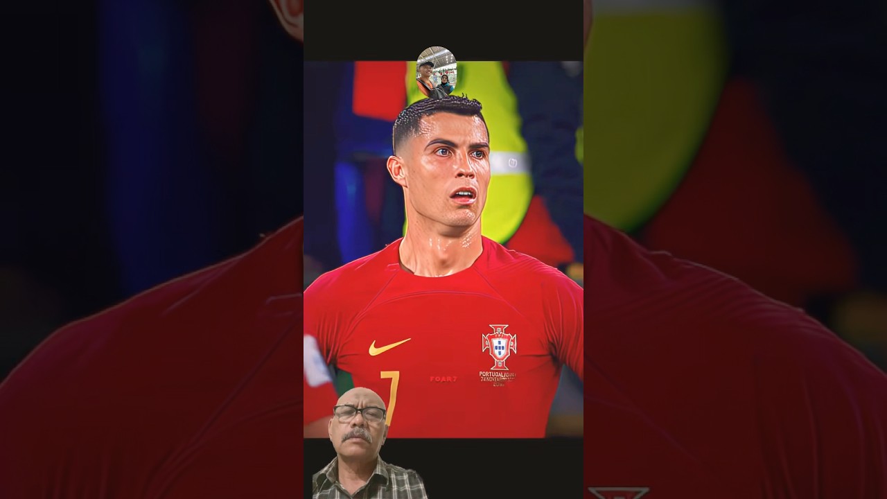 beautiful moment from Cristiano and Messi's banner 