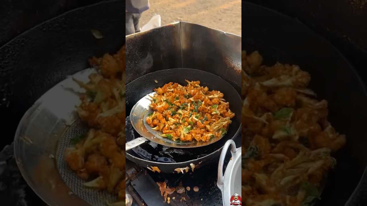 Calicut The famous  and Tasty 😍 Gobhi Fry in beach 🏖️ #shorts