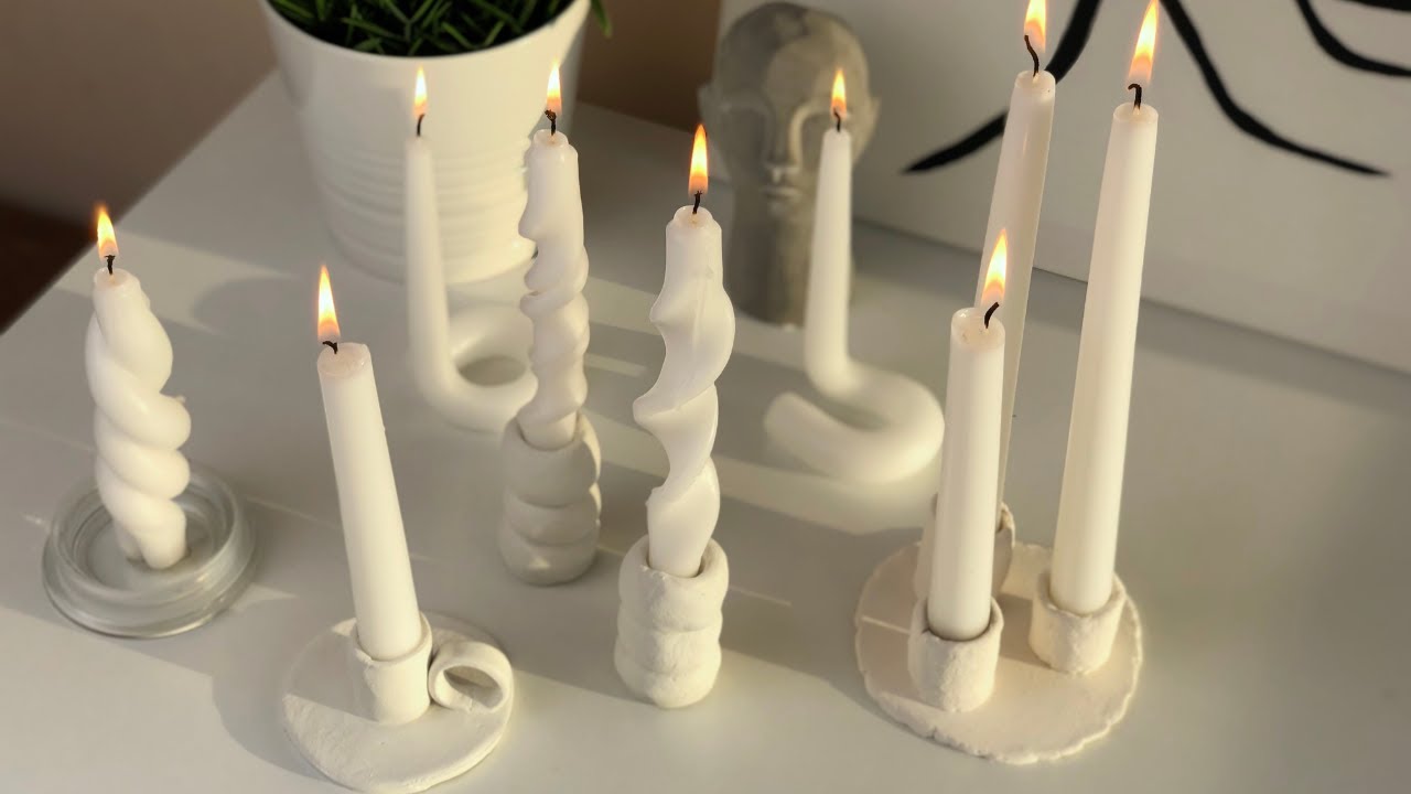 🕯 Homemade Candle Holder Ideas (DIY) 🕯