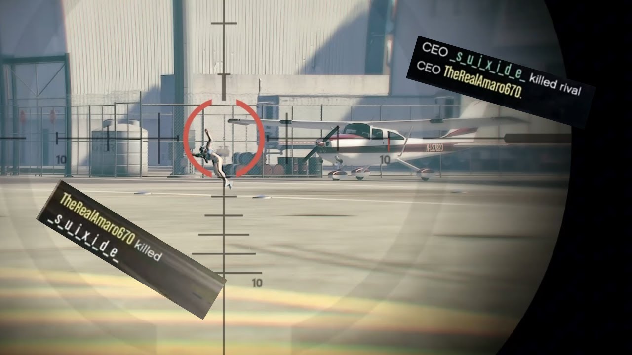 This Sweaty Tryhard Killed me So i made him leave the Game - GTA ONLINE
