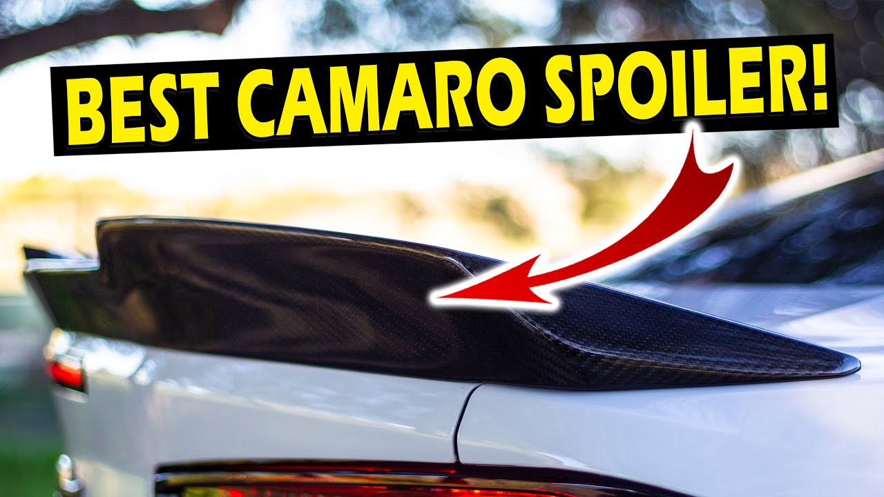 2016-2024 Camaro Notched Spoiler Install & Review | Anvil Auto