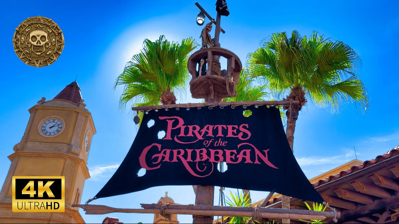 Pirates of the Caribbean Dark Ride 4K POV, Full Ride at Magic Kingdom